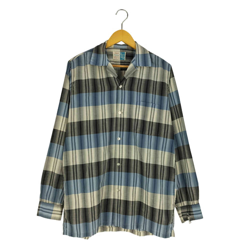 ペニーズタウンクラフト PENNEYS TOWNCRAFT 50-60S tall men galey lord Shadow Plaid Cotton Shirt メンズ 15-15 1/2