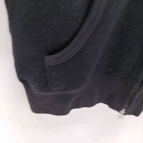 バーニーズニューヨーク BARNEYS NEWYORK ウール混 ダブルジップ ニットパーカー メンズ import:M