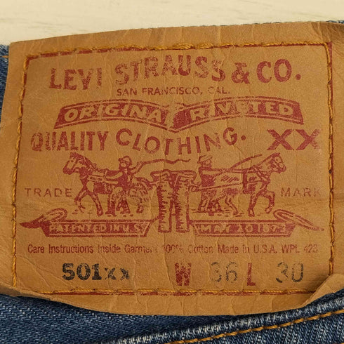 リーバイス Levis USA製 1997年11月製造 ボタン裏刻印653 501 メンズ W36L30