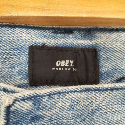オベイ OBEY バギーデニムパンツ メンズ 30