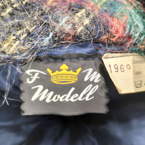 MADELL チェック ウール バケットハット レディース