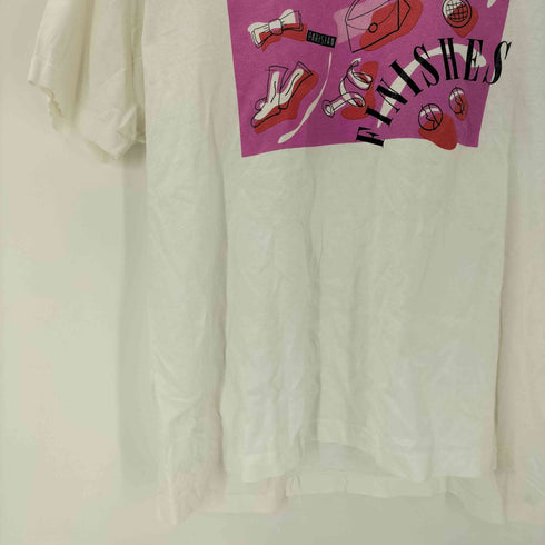 FINE FINISHES アート プリント Tシャツ 袖シングルステッチ メンズ