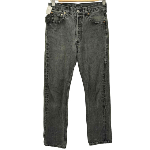リーバイス Levis 90S USA製 ボタン裏653 ボタンフライ 501 後染め サルファブラック デニム メンズ W29 L32