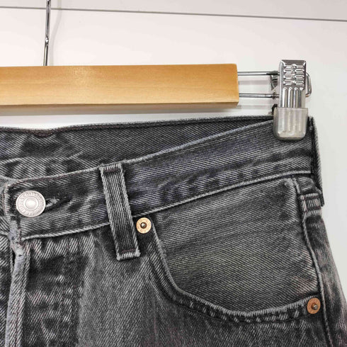 リーバイス Levis 90S USA製 ボタン裏653 ボタンフライ 501 後染め サルファブラック デニム メンズ W29 L32