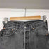 リーバイス Levis 90S USA製 ボタン裏653 ボタンフライ 501 後染め サルファブラック デニム メンズ W29 L32