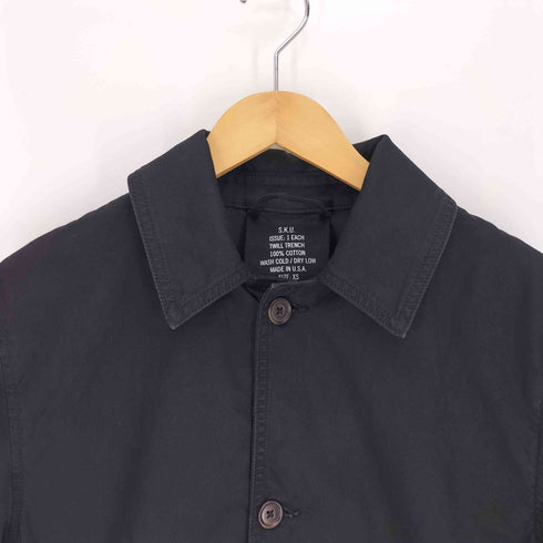 セーブカーキユナイテッド SAVE KHAKI UNITED USA製 コットンステンカラーコート メンズ import:XS