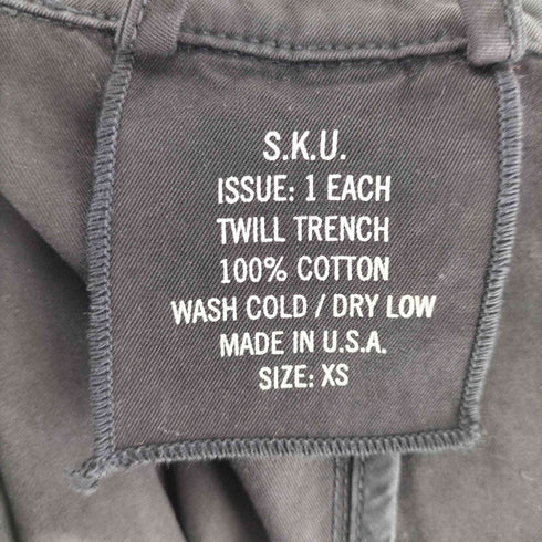 セーブカーキユナイテッド SAVE KHAKI UNITED USA製 コットンステンカラーコート メンズ import:XS