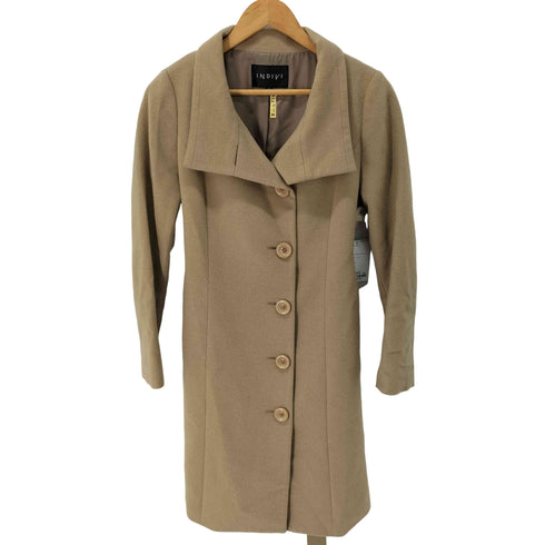 インディヴィ INDIVI アンゴラ混 スタンドカラージャケット レディース JPN:38