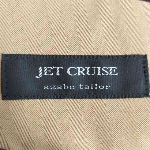 JET CRUISE 麻布テーラー ストライプ 2B テーラードジャケット テーパードパンツ セットアップ メンズ 056 A / 094