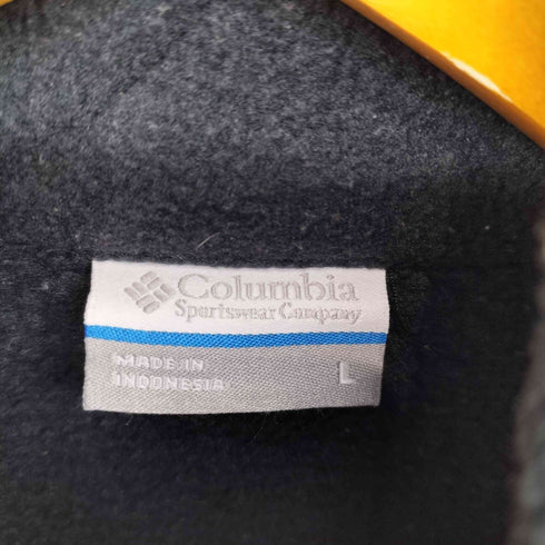 コロンビア Columbia ロゴ刺繍 フリージップアップジャケット メンズ L