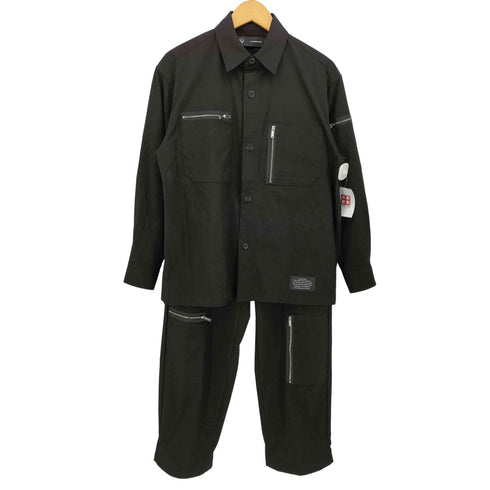 アンダーカバー UNDERCOVER ジップ ポケット シャツ パンツ セットアップ メンズ S