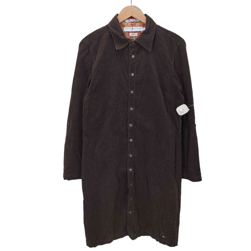 トミージーンズ tommy jeans コーデュロイ シャツワンピース レディース US:10