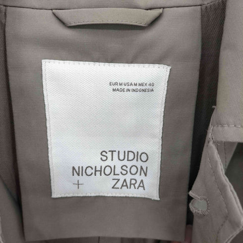 スタジオニコルソン STUDIO NICHOLSON ウォーターレペレントトレンチコート メンズ import:M