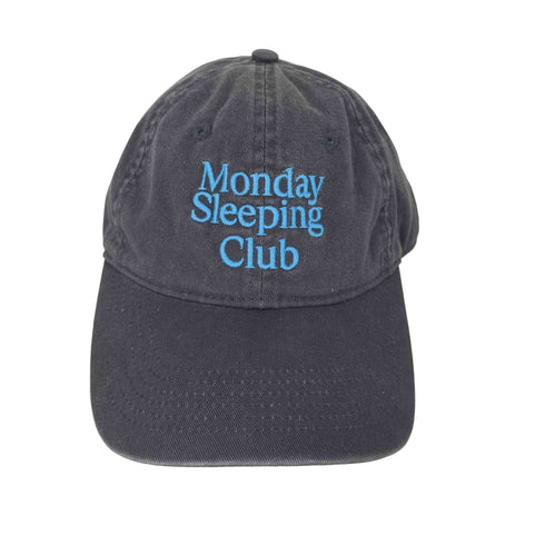 monday sleeping club ロゴ刺繍 6パネルキャップ import メンズ