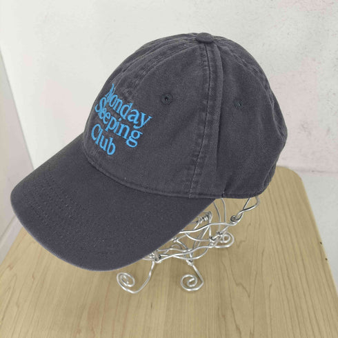 monday sleeping club ロゴ刺繍 6パネルキャップ import メンズ