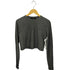 SPELLEDIT ストライプ クロップド ロングスリーブTシャツ cool レディース