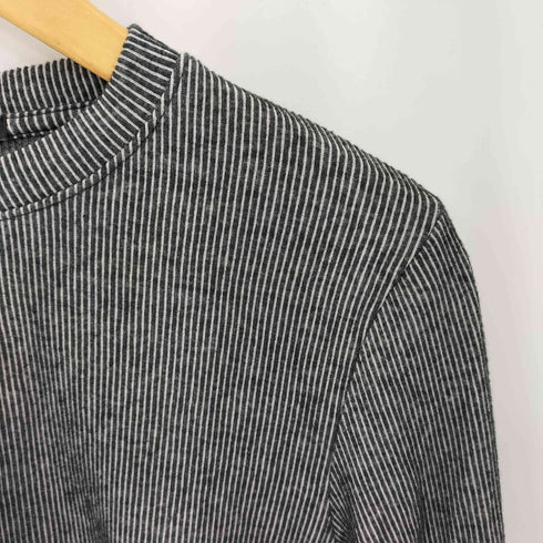SPELLEDIT ストライプ クロップド ロングスリーブTシャツ cool レディース
