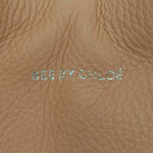 シーバイクロエ SEE BY CHLOE レザー 巾着型 ショルダーバッグ レディース