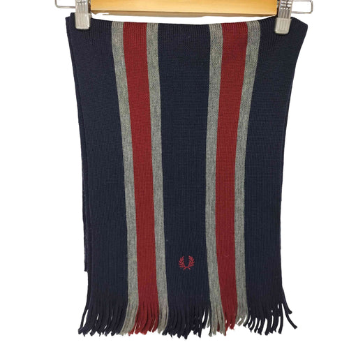 フレッドペリー FRED PERRY カレッジ ストライプ スカーフ マフラー メンズ