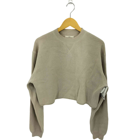 anuke Crewneck Stitch Knit クルーネックステッチニット レディース FREE