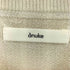 anuke Crewneck Stitch Knit クルーネックステッチニット レディース FREE