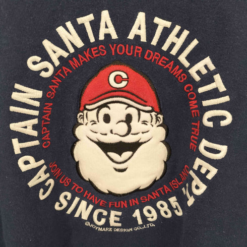 キャプテンサンタ CAPTAIN SANTA キャラクター刺繍 クルーネックスウェット メンズ JPN:L