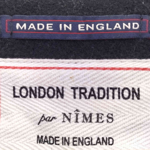 ロンドントラディション LONDON TRADITION 裏地チェック ミドル丈 チェスターコート レディース 34