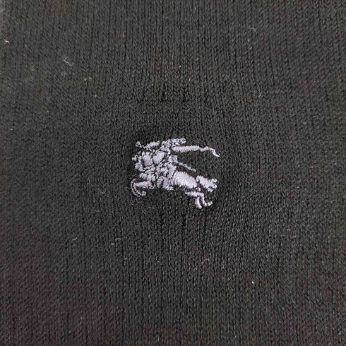 バーバリー BURBERRY ロゴ刺繍ハイソックス レディース 23~25cm