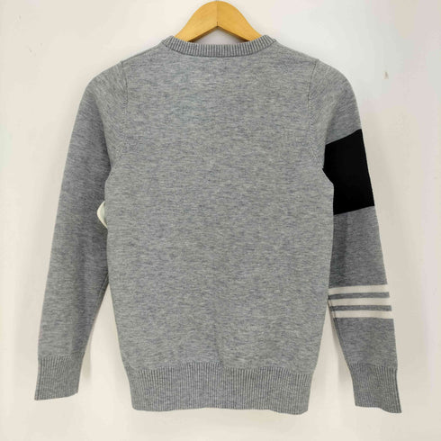 アディダスゴルフ adidasgolf スリーストライプ ロゴ刺繍 クルーネックニット レディース import:M