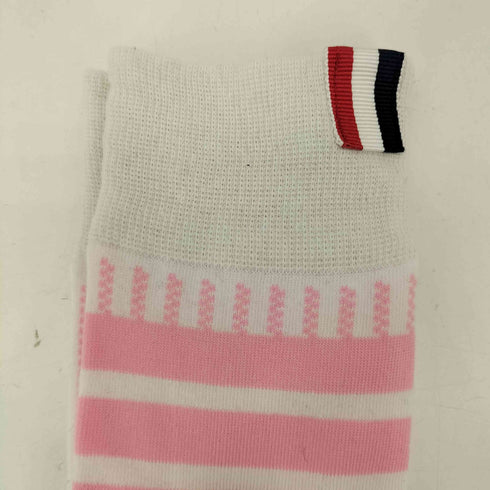 トムブラウン THOM BROWNE シアーストライプ ミッドカーフ ソックス セット レディース O/S