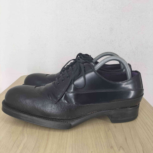 プラダ PRADA 12AW ラバーソールダービーシューズ メンズ 39
