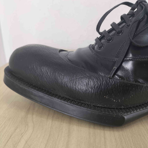 プラダ PRADA 12AW ラバーソールダービーシューズ メンズ 39
