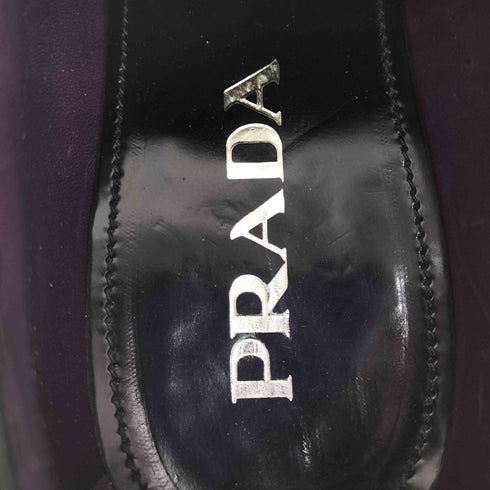 プラダ PRADA 12AW ラバーソールダービーシューズ メンズ 39
