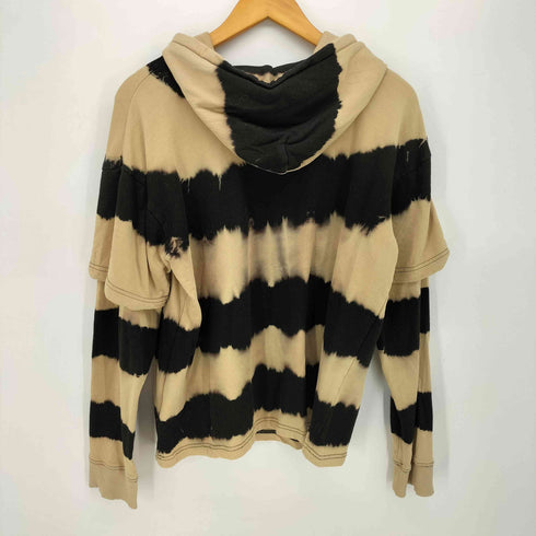 エックスガール X-girl TIE DYE LAYERED LOOK SWEATER HOODIE レディース JPN:2