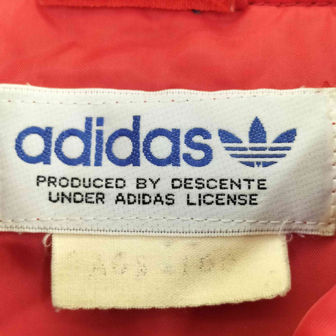 アディダス adidas 80s デサント製 ロゴ刺繍 ナイロンジャケット メンズ