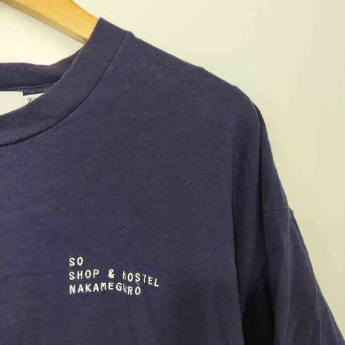 SO SHOP & HOSTEL NAKAMEGURO EMBROIDERED T-SHIRT メンズ JPN:XL