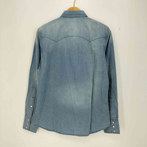 リー Lee シャンブレー ウエスタンシャツ メンズ import:M