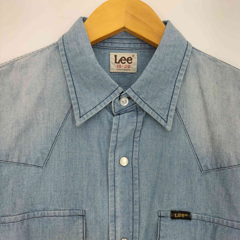 リー Lee シャンブレー ウエスタンシャツ メンズ import:M