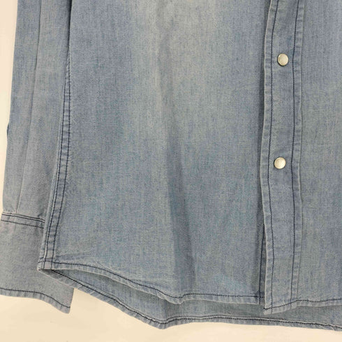 リー Lee シャンブレー ウエスタンシャツ メンズ import:M