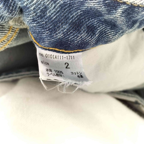 マウジー moussy SLIT DENIM デニム ロング スカート レディース JPN:2