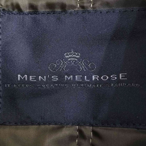 メルローズ MELROSE 3レイヤー ナイロンステンカラーコート メンズ 3