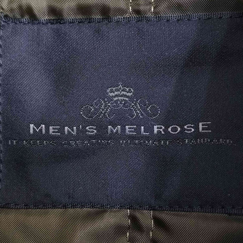 メルローズ MELROSE 3レイヤー ナイロンステンカラーコート メンズ 3