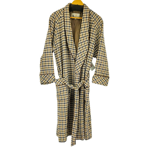 アクアスキュータム AQUASCUTUM チェック ガウンコート レディース M