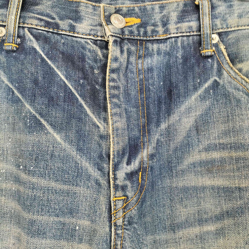スワッガー SWAGGER 00S ペイント加工ダメージデニムパンツ メンズ 30