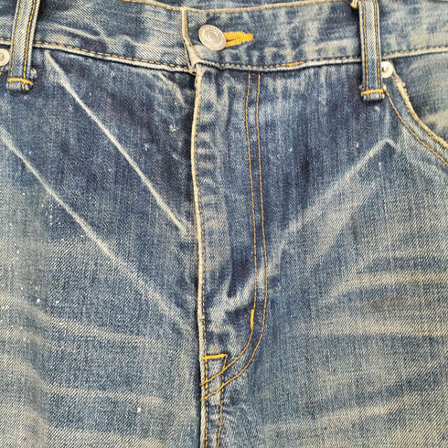 スワッガー SWAGGER 00S ペイント加工ダメージデニムパンツ メンズ 30