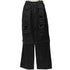 ヨリスポーツ YORI SPORT ZIP UNDERWEAR DENIM (BLACK) デストロイ ダメージ バギーデニム 2WAY メンズ 32