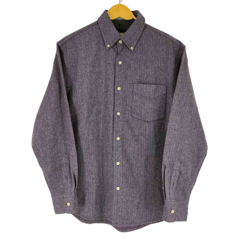 ジェイクルー J.CREW ウール混 ヘリンボーン柄 L/S シャツ メンズ M