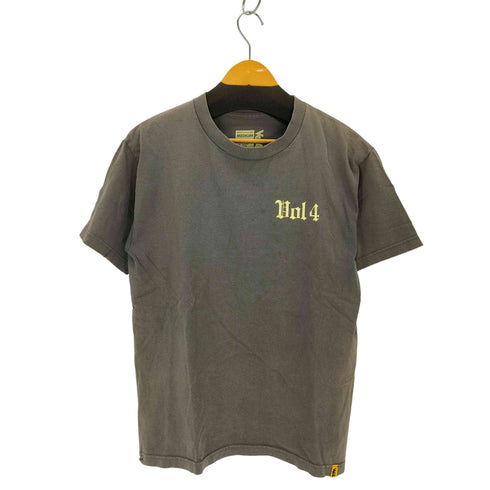 VOLUME4 ロゴプリントクルーネックTシャツ メンズ