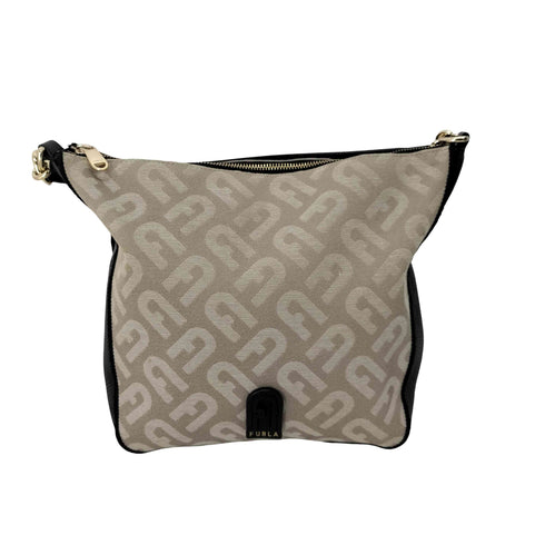 フルラ FURLA 2WAY アテナ ホーボー キャンバス×レザー コンビ レディース