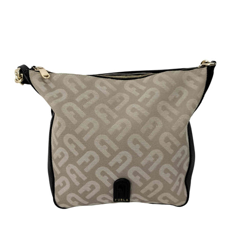 フルラ FURLA 2WAY アテナ ホーボー キャンバス×レザー コンビ レディース